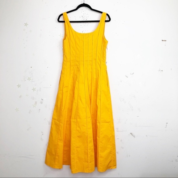 𝅺Nicholas Talullah Orange midi chanterelle dress - Picture 3 of 13
